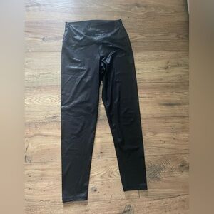 Faux leather leggings